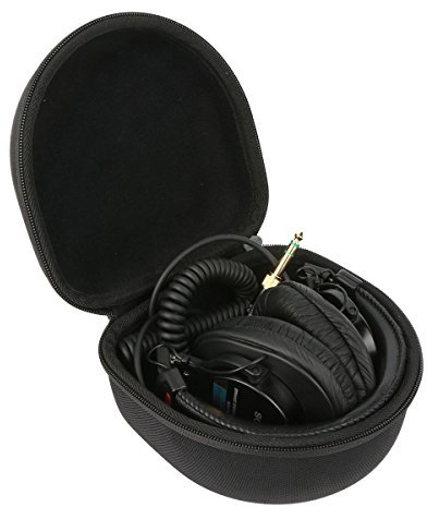 Khanka Hard Case Bag For Sony MDR-7506/1 /Mdr-V6/ MDR-V55 Professional Headphone Studio Headset.(Case only)