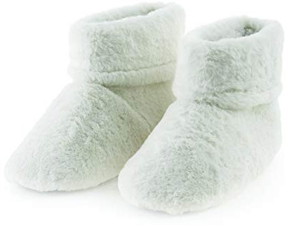 Aroma Home Shoes Mixte Faux Fur Slipper Boots Chaussons Montants, crème, Taille Unique