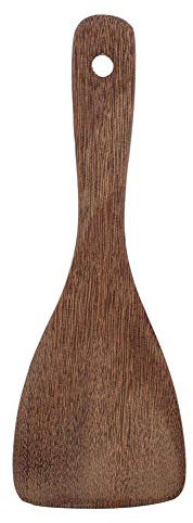 TOPINCN Wooden Spatula Kitchen Utensil Cooking Tool Wooden Spatula Fried Rice Turner Non-Stick Easy to Clean Kitchen Gadget(Semicircular)