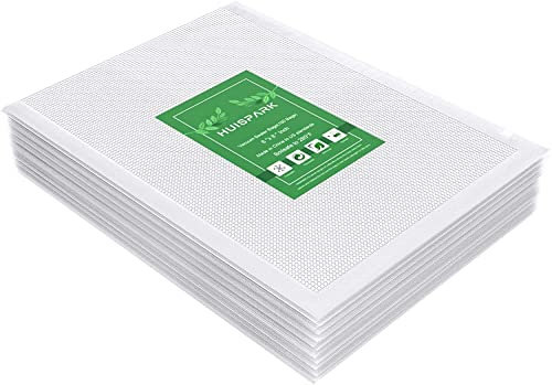 Vakuumversiegelungsbeutel 15 x 20cm/6 x 8 Zoll 100 Stück Lebensmittel Vakuumversiegelungsbeutel Geruchssichere Beutel, Heavy Duty, Pannenschutz, kochfest, einfrierbar, BPA frei