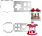 VINFUTUR Stanzschablonen Laternen Box Prägeschablonen Stanzformen für DIY Karte Sammelalbum Scrapbooking Fotoalbum Deko Cutting Dies