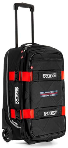 Sparco Reiserucksack Black/Martini Red R, Black Red, 42/50 EU