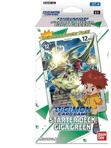 BANDAI - Digimon Card Game-Starter Deck 04 GIGA Green Chromes, Sammelkarten und Zubehör, Mehrfarbig (185549)