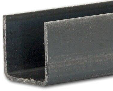 Stahl schwarz Länge 1000mm 30x30x3mm rundkantigL8