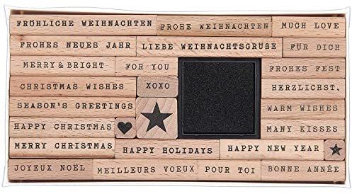 Stempelset Merry Christmas, Handwriting FSC 100%