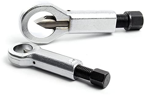 XPOtool Casse-écrou Jeu de 2 pcs. - en Acier/pour Écrous 12-16 mm et 16-22 mm - Outil mécanique pour Desserrer Extraire Boulons abîmés Garage Atelier