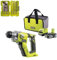 Confezione RYOBI - Trapano a percussione R18SDS-125S - 18V OnePlus - 1 batteria 2,5Ah - 1 caricabatterie - Scatola di im