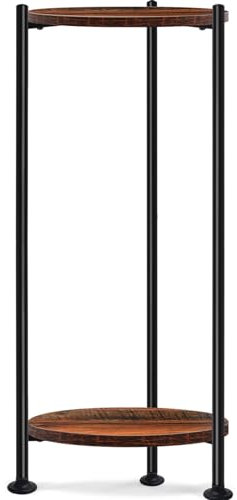 Lilybud--lily 30'' Tall 2 Tier Iron Plant Stand for Indoor/Outdoor, Heavy Duty, Modern Minimalist Design, Sturdy & Stylish