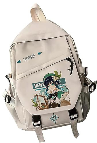 westtrend Genshin Impact Rucksack Xiao Hutao Outdoor Casual Schultasche Genshin Impact Kaedehara Kazuha Tartaglia Umhängetasche Reise Sporttasche Unisex