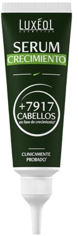 LUXÉOL - Siero Crescita Capelli - +7917 Capelli In Fase Di Crescita* - Clinicamente Testato - 98% Di Ingredienti Di Origine Naturale - Uomo/Donna - Prodotto In Francia - 50ml