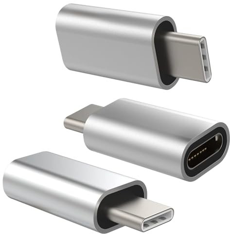 Xumann 3pcs Lightning Female to USB C Male Adapter, Lightning to Type C Adapter for Iphone/Macbook/Tablet/Ipad/and More Type C Devices