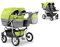 Elcar Zwillingskinderwagen 2 in 1 Twin Star inkl. Sportsitze - 10 Teile - Green