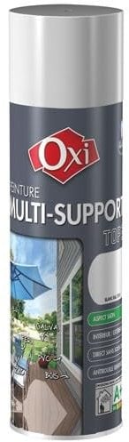 Peinture top 3 multi supports satin 400ml gris clair