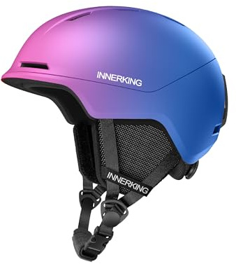 InnerKing Skihelm, 360° Kopfverstellung Snowboardhelm für Herren und Damen | CE EN 1077 ASTM Leicht Komfortabel 10 Belüftungsöffnungen Herausnehmbares Innenfutter Skibrillenhalter