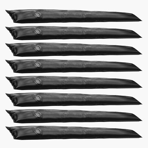 HAF® Pool Befestigungsschlauch zur Beschwerung von Abdeckplanen | Menge: 8 Stück | 0,6mm stark & 197cm lang | Befüllbar mit Wasser & Sand | PVC Wassersack zur sicheren Überwinterung vom Schwimmbecken