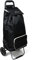 DIVCHI Shopping Trolley With 2 Wheels Foldable Heavy Duty Collapsible Shopping Cart | Grocery Trolleys | Utility Carts | Pull Along Trolley | Storage Cart (Black)