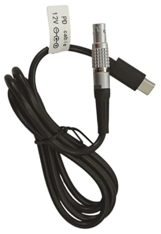 PD USBC Type-C auf 2 Pin LEMO-Type Stromkabel für CVW Vaxis Teradek Wireless Transmitter System SmallHD ZCAM DJI Kamera Schnellladekabel