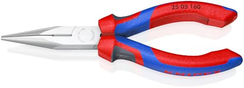 KNIPEX 25 05 160 Spitzzange mit Schneider 160 mm