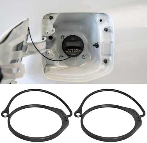 BaZuyunMd 2 Stück Tankdeckel Halteband, Tankdeckel, Tankdeckel-Halteband Gummiband, Auto-Tankseil, Öltankdeckel-Ersatz, Schwarz