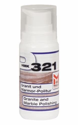 Moeller Stone Care - HMK P321 Granit- und Marmorpolitur - 0,1 Liter - Wachshaltige Schutz- und Pflege-Paste für feingeschliffene und polierte Kleinflächen aus Natur- und Kunststein