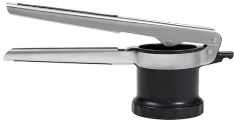 OXO 1129780V1MLNYK Riz de Pommes de Terre 3 en 1 Ajustable Acier Inoxydable/Silicone Argent 12,7 x 13,97 x 42,23 cm