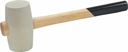 Triuso Gummihammer weiß 85 mm Größe 4 Schonhammer Pflastererhammer Hammer