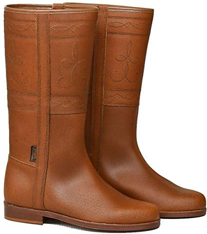 Botasvalverde - 600Nat - Bota Campero Clasico Natural - Color : Marrón - Talla : 39