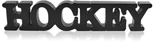 ChalkTalkSPORTS Hockey Holzschild, Aufschrift Shelf and Desk Décor, Holzschild Hockey Hockey