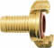 GEKA plus-Schlauch-Stück für Trinkwasser- 3-4''-19mm- Messing