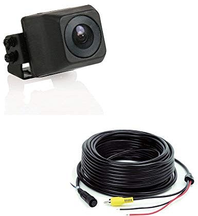 Caratec Safety CS100MELA Miniaturkamera mit Leitung und Adapter 160° Blickwinkel, Rückfahrkamera, ideal für Wohnmobil und Caravan