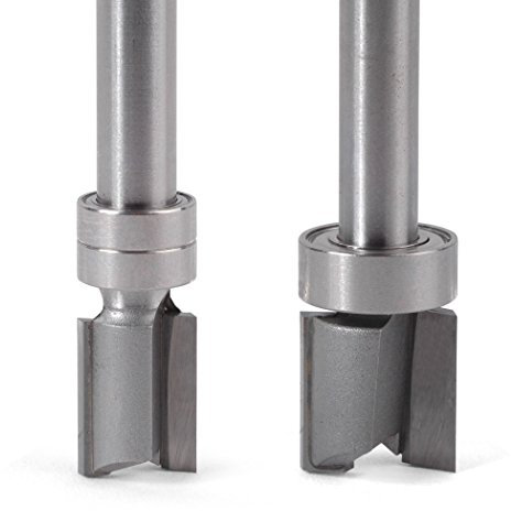 StewMac Ball Bearing Router Bits, Set of 2