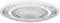Secret de gourmet Assiette Plate Transparente Renaissance - Diam. 25 cm