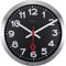 NeXtime Station Wanduhren, Metall und Kunststoff, Schwarz, Ø 35 cm