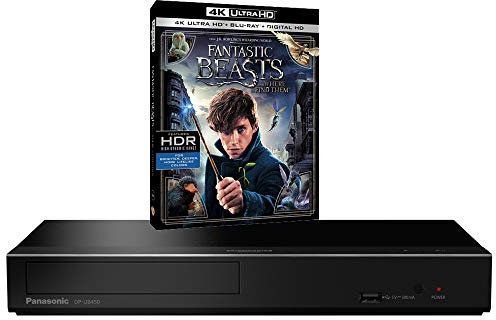 Panasonic DP-UB450 MULTIREGION Blu-ray Player Bundle with Fantastic Beasts Ultra HD 4K Blu-ray Disc