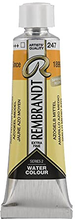 Rembrandt Watercolour Tube 10 ml Azo yellow medium 247 (05012470)