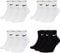 Nike 12 Paar Herren Damen Kurze Socke Knöchelhoch Weiß Schwarz Sparset SX7667 Sportsocken Größe 34 36 38 40 42 44 46 48 50, Größe:46-50, Sockenfarbe:9 Paar weiss 3 Paar schwarz