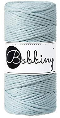 Bobbiny Makramee Kordel 3mm - 100m wählbar (Nebel)