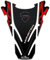 Resin Bike Adesivi Moto Compatibile con Ducati Monster. Protezione Paraserbatoio da Urti e Graffi. Adesivo 3D Resinato per Serbatoio Moto - Effetto Carbonio e Rosso