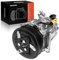 Frankberg Compressore dell'aria condizionata con frizione Diesel Compatibile con 207 WA WC WD WK 307 3A/C 3E 3B 3H C3 SC SH 308 4B 4A 4C 4E 4H Berlingo B9 9670318880, compreso l'olio preconfezionato