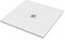 ERCOS Plato de ducha de mármol de 900 x 900 mm, diseño moderno efecto piedra, color blanco mate - Plato de ducha ultrafino