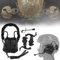 WLXW Cuffie Tattiche con Rotazione Multi-Angolo (Montate sulla Testa E sul Casco), Cuffie Softair Militari con Cancellazione del Rumore con Adattatore per Guida Tattica per Casco,Black g