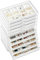 ProCase Schmuckkästchen aus Acryl Schmuckaufbewahrung Jewelry Organizer Schmuckschatulle für Damen mit 10 Schubladen