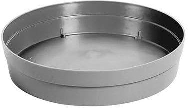 Soucoupe ronde Ø15cm Toscane gris béton - EDA
