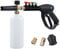 Aim Tools High Pressure Washer Gun Snow Foam Lance Cannon 1L Soap Dispenser Bottle with 4 Spray Nozzle Tips, M22 14mm Fitting and Quick Connect Adapter Fits Karcher, Car Jet Washer Washing Kit