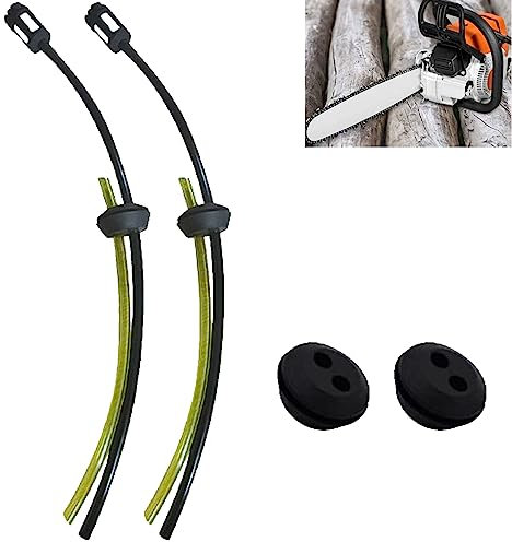 GNAUMORE Tuyau de Carburant pour Débroussailleuse,Remplacement Tondeuse Tuyau,Tuyau d'huile Tondeuse à Gazon,Durites D'essence de Tondeuses,Tuyaux d'Essence Durite avec Filtre et Poire d Amorçage