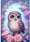 CEOVR Tiere Diamant Painting Bilder Erwachsene Kit,Eule Diamond Painting Bilder 30x40cm,Vögel und Blumen 5D Diamond Painting Art Set für Wand Dekoration