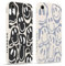 Pnakqil 2 Pezzi Cover per Apple iPhone XR 6.1 Divertente Smorfia Deformazione Sorriso Disegno Morbido Donne Protezione Sottile Anti Fotocamera Silicone TPU Custodia Morbida Antiurto Case