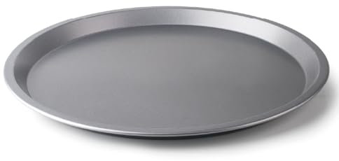 Lacor - 68473 - Molde Pizza, Bandeja Pizza Horno, Molde Antiadherente, Colección Delize, Libre de PFOA, Apto para Horno, Frigorífico y Congelador, Acero al Carbono, Ø34 cm, Altura 2 cm