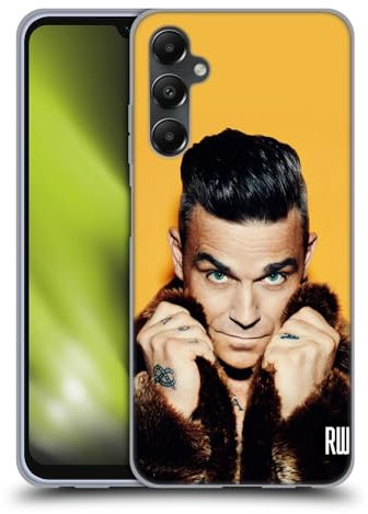 Head Case Designs Offizielle Robbie Williams Pelzmantel Kalendar Soft Gel Handyhülle Hülle kompatibel mit Samsung Galaxy A05s