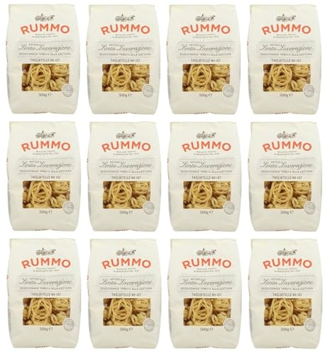 12er-Pack Rummo Pasta Tagliatelle N°107,Italienische Nudeln aus Hartweizengrieß,Italienische Pasta 500g